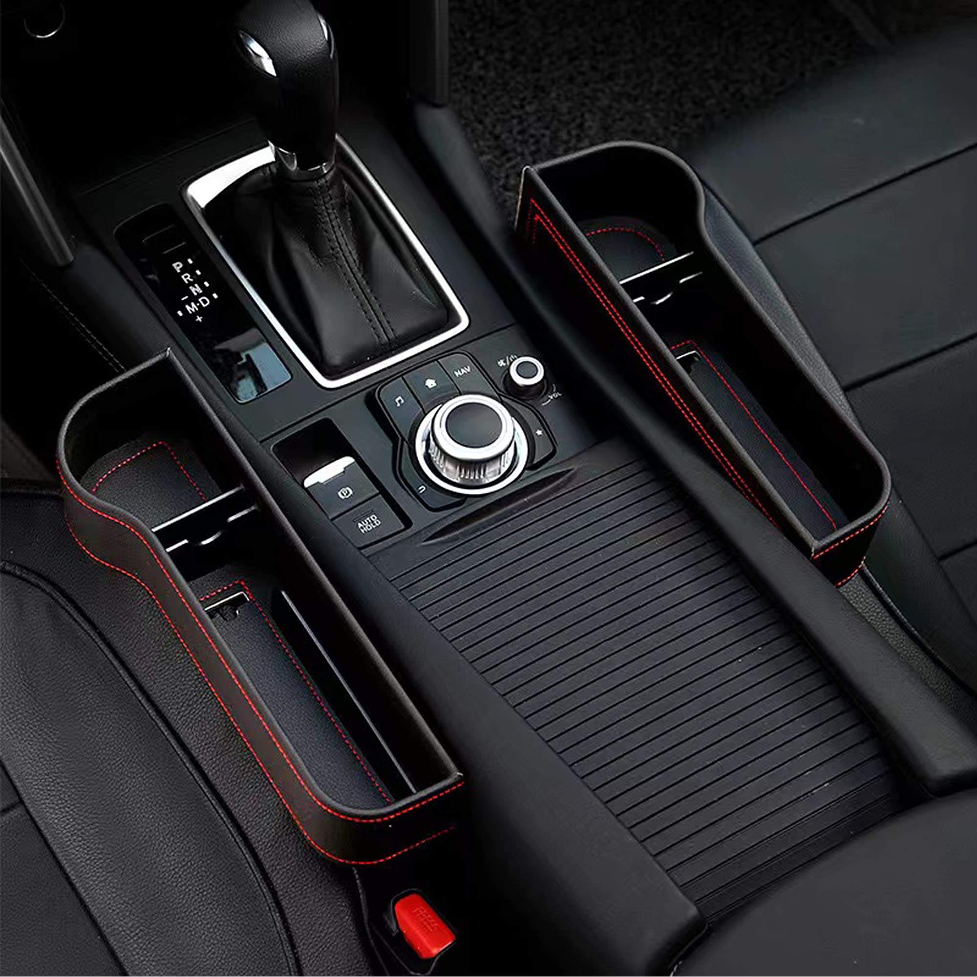 Car Leather Cup Holder Gap Bag