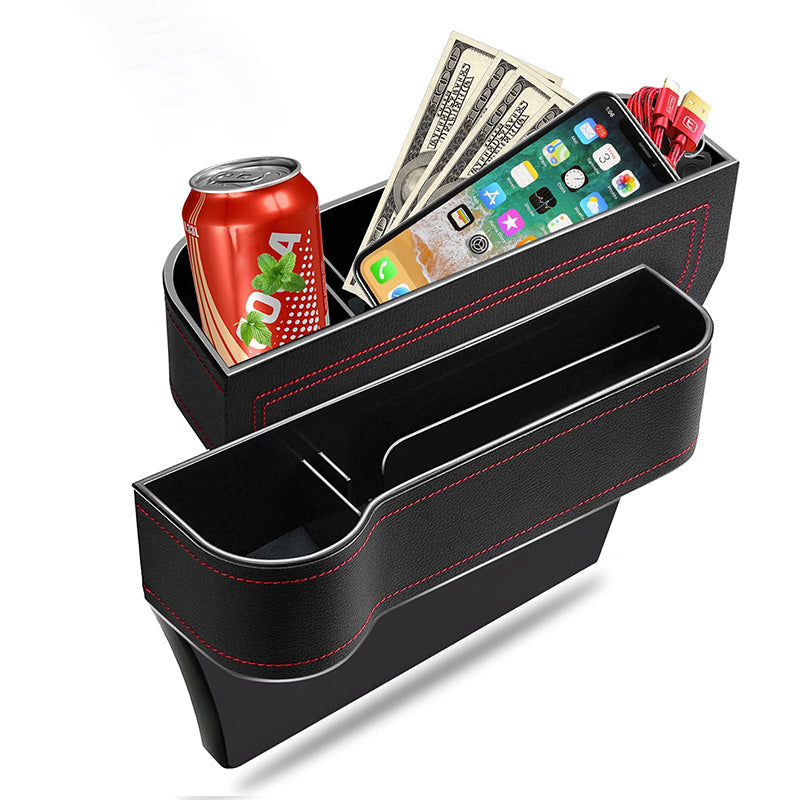 Car Leather Cup Holder Gap Bag