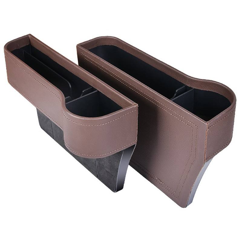 Car Leather Cup Holder Gap Bag
